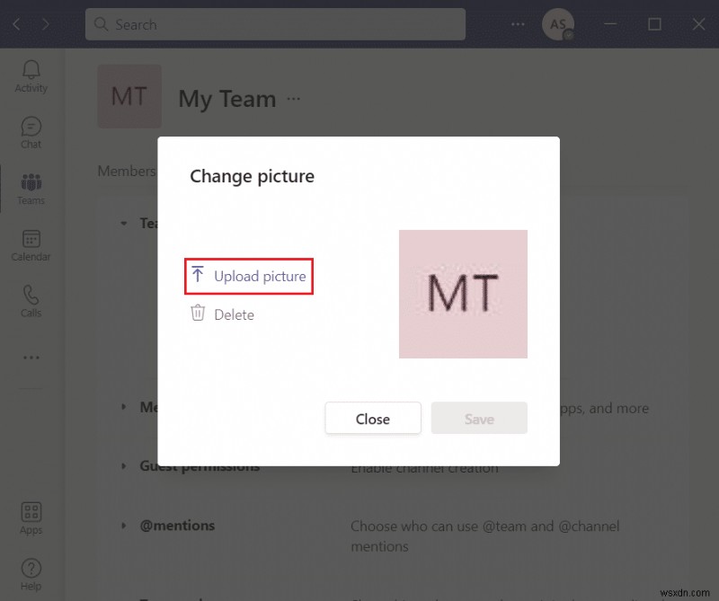 วิธีเปลี่ยนอวาตาร์โปรไฟล์ Microsoft Teams 