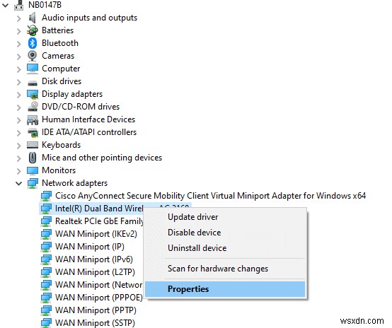 แก้ไข Wi-Fi Adapter ไม่ทำงานใน Windows 10 