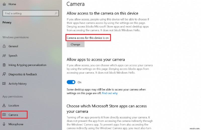 แก้ไขกล้องแล็ปท็อปที่ตรวจไม่พบใน Windows 10