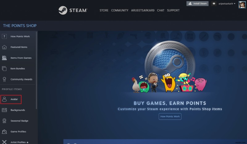 วิธีเปลี่ยนรูปโปรไฟล์ Steam 