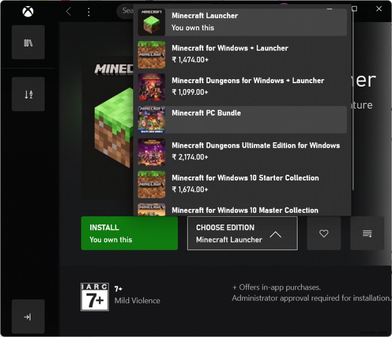 วิธีดาวน์โหลดและติดตั้ง Minecraft บน Windows 11 