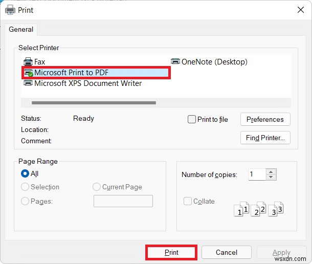 วิธีการสร้างไฟล์ PDF ใน Windows 11