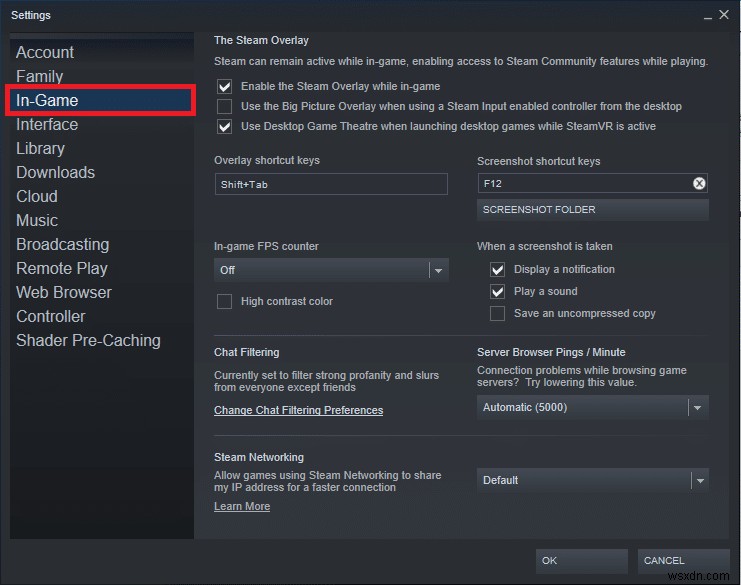 วิธีปิดการใช้งาน Steam Overlay ใน Windows 10