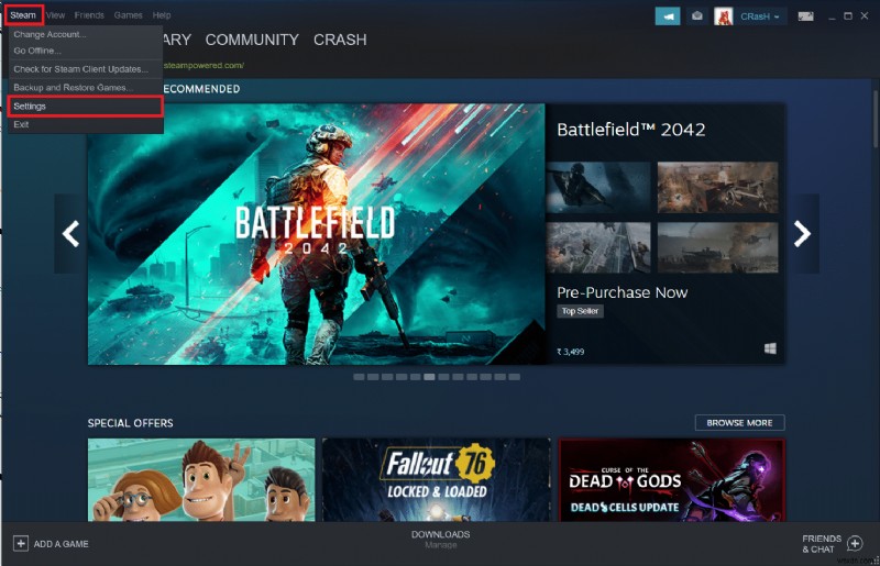 วิธีปิดการใช้งาน Steam Overlay ใน Windows 10