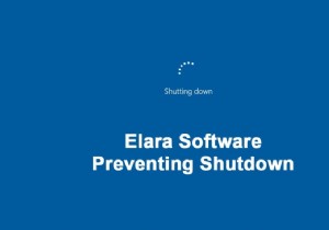วิธีแก้ไขซอฟต์แวร์ Elara ป้องกันการปิดเครื่อง