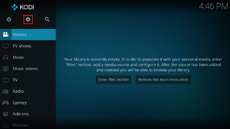 วิธีอัปเดต Kodi Library 