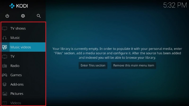 วิธีอัปเดต Kodi Library 