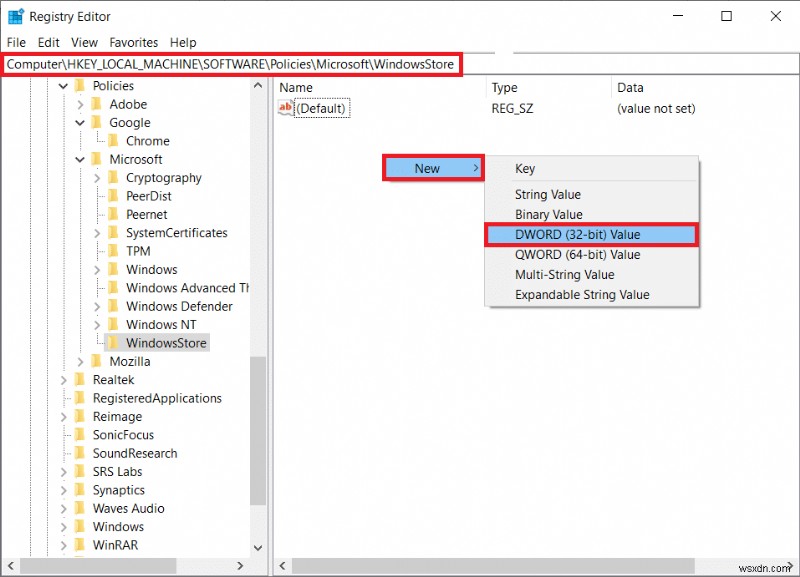 แก้ไขการใช้งานดิสก์สูง WSAPPX ใน Windows 10 