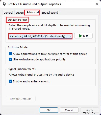 แก้ไข Realtek Audio Console ไม่ทำงานใน Windows 11