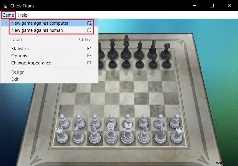 วิธีเล่น Chess Titans บน Windows 10 