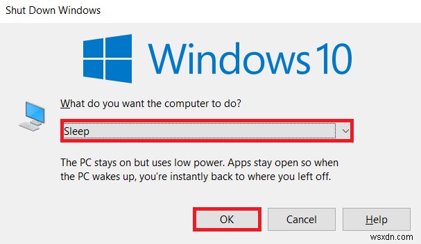วิธีค้นหาปุ่มสลีปบน Windows 10 