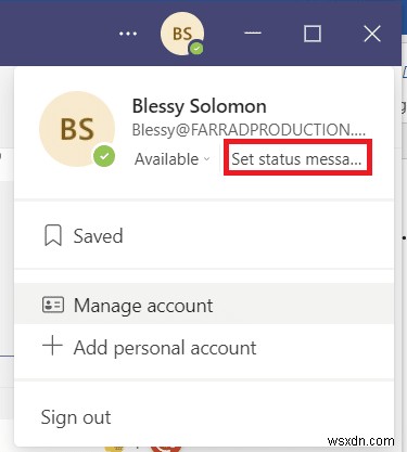 วิธีทำให้สถานะ Microsoft Teams พร้อมใช้งาน