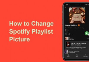 วิธีเปลี่ยนรูปภาพเพลย์ลิสต์ Spotify 