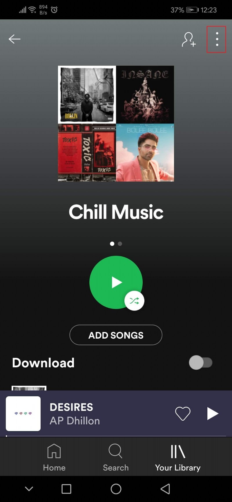 วิธีเปลี่ยนรูปภาพเพลย์ลิสต์ Spotify 