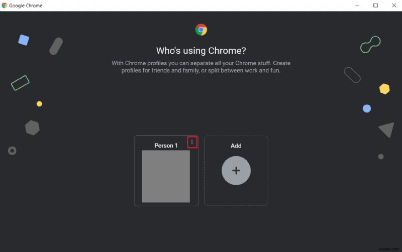 วิธีการลบบัญชี Google จาก Chrome