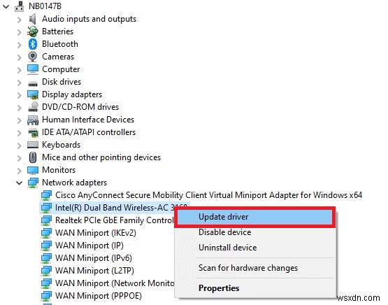 วิธีอัปเดตไดรเวอร์การ์ดเชื่อมต่อเครือข่ายใน Windows 10 