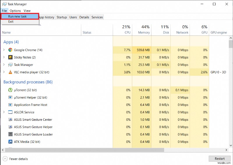 แก้ไขแถบงานที่แสดงแบบเต็มหน้าจอใน Windows 10 