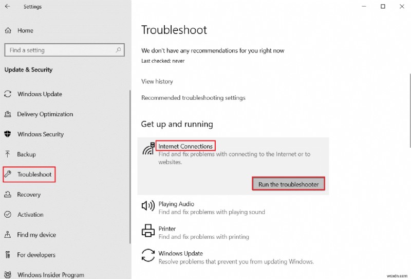 แก้ไขไม่พบเครือข่าย WiFi ใน Windows 10