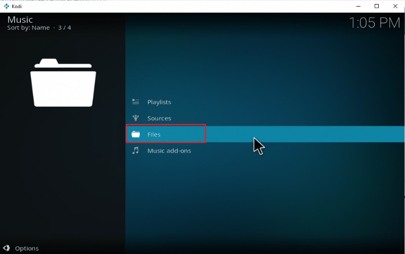 วิธีการเพิ่มเพลงใน Kodi
