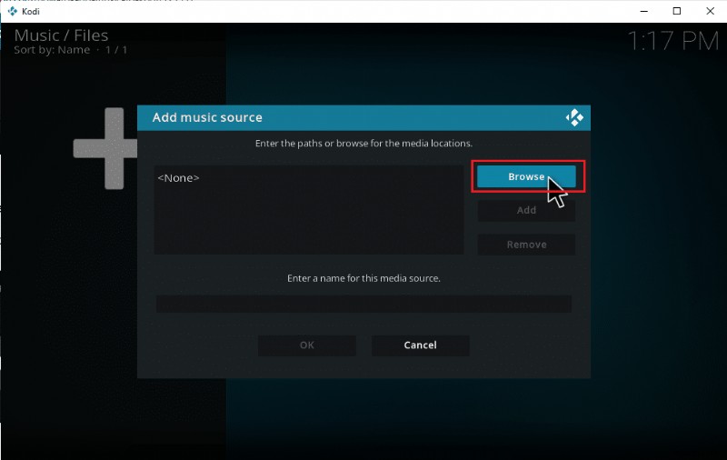 วิธีการเพิ่มเพลงใน Kodi