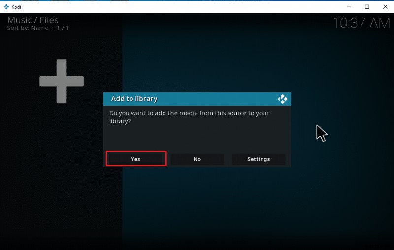 วิธีการเพิ่มเพลงใน Kodi