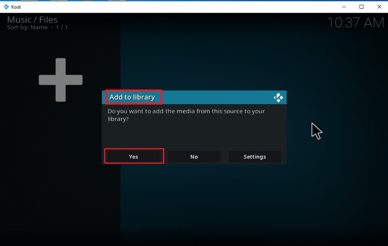 วิธีการเพิ่มเพลงใน Kodi