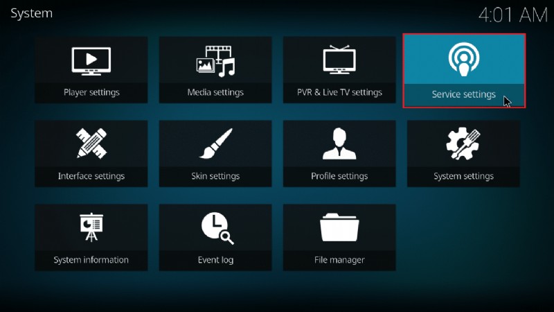 วิธีใช้เว็บอินเตอร์เฟสของ Kodi 