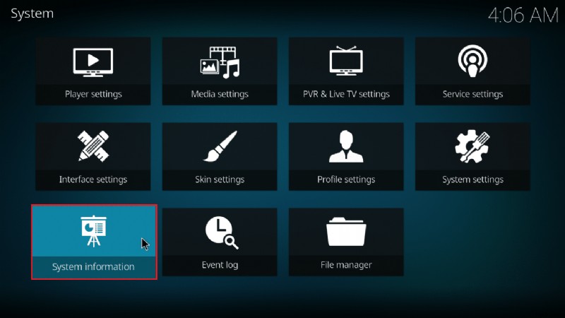 วิธีใช้เว็บอินเตอร์เฟสของ Kodi 