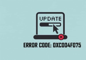 แก้ไขข้อผิดพลาด Windows 10 0xc004f075 