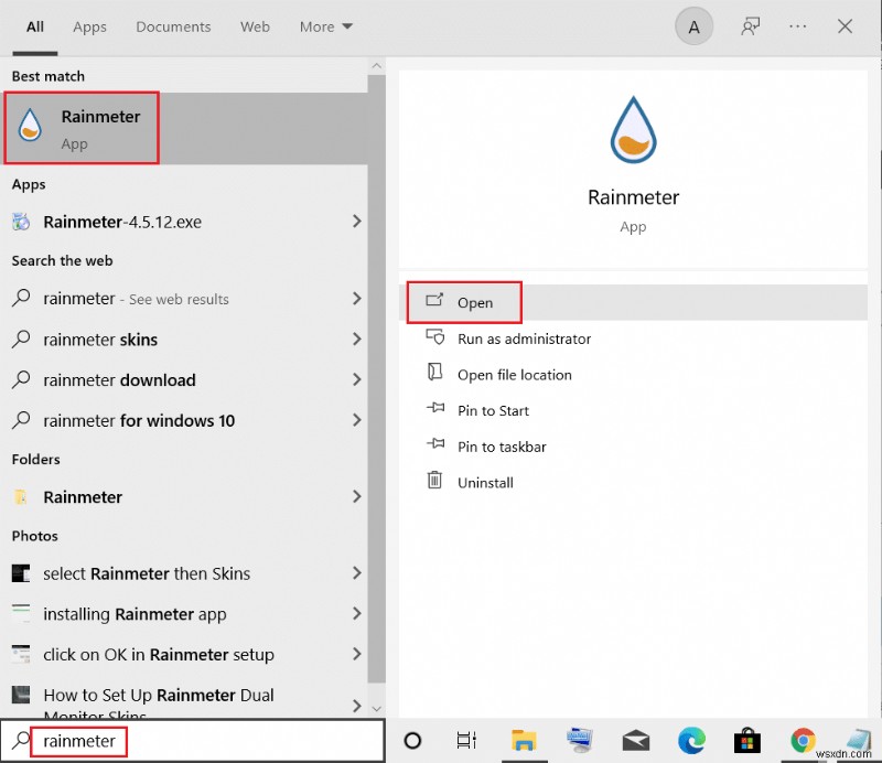 วิธีตั้งค่าสกิน Rainmeter Dual Monitor บน Windows 10 