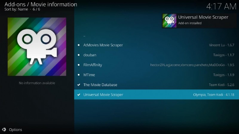 วิธีเพิ่ม IMDB บน ​​Kodi ใน Windows 10 