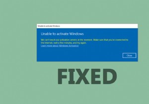 แก้ไขข้อผิดพลาดการเปิดใช้งาน Windows 10 0x80072ee7 