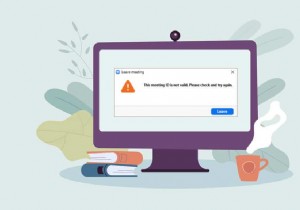 แก้ไขข้อผิดพลาด ID การประชุมซูมที่ไม่ถูกต้องใน Windows 10