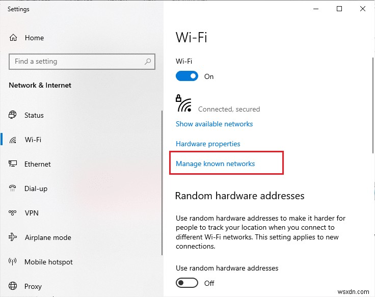 แก้ไขตัวเลือก WiFi ไม่แสดงใน Windows 10 