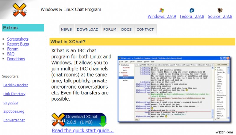 ไคลเอนต์ IRC ที่ดีที่สุด 30 อันดับแรกสำหรับ Windows 