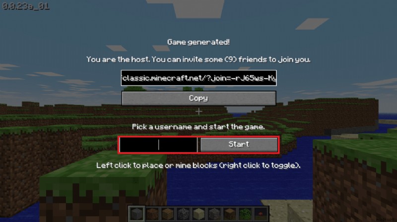 วิธีเล่น Minecraft คลาสสิกบนเบราว์เซอร์ 