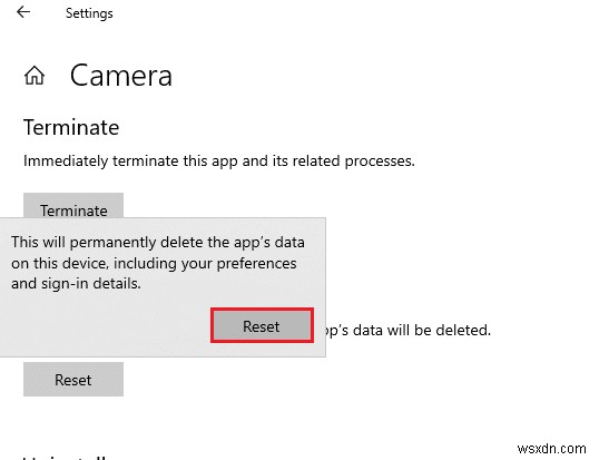 แก้ไขกล้องที่ใช้งานโดยแอปอื่นใน Windows 10 