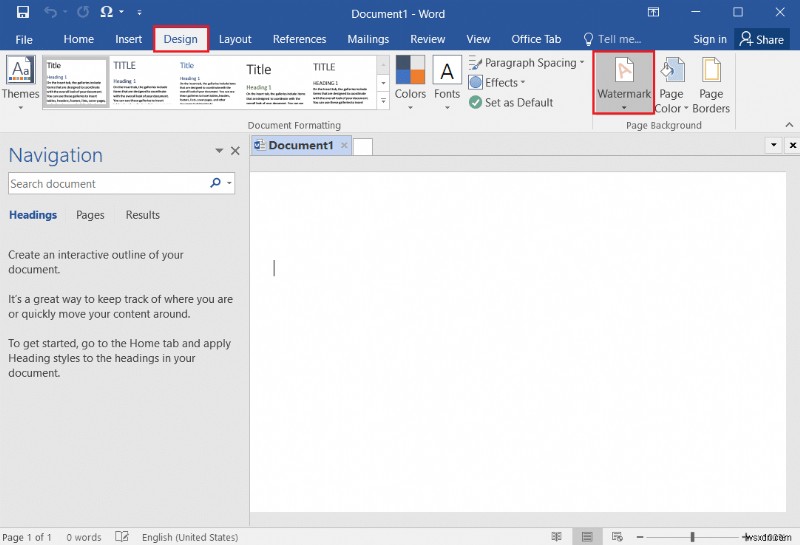 วิธีตั้งค่ารูปภาพพื้นหลังสำหรับ Microsoft Word