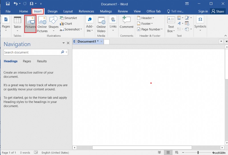 วิธีตั้งค่ารูปภาพพื้นหลังสำหรับ Microsoft Word