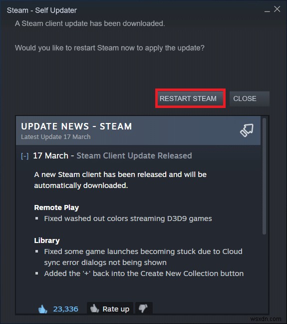 แก้ไขการกำหนดค่าแอพ Steam ไม่พร้อมใช้งานใน Windows 10 