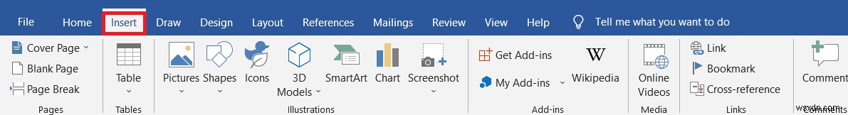 วิธีแทรกบรรทัดใน Word 