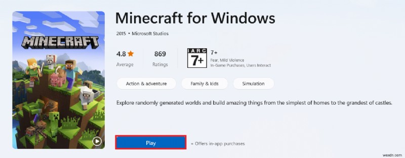 วิธีรับ Windows 10 Minecraft Edition ฟรี 