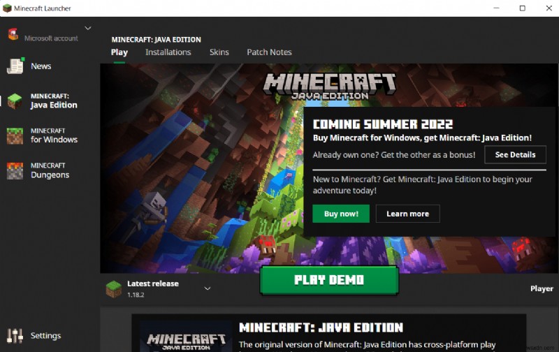 วิธีรับ Windows 10 Minecraft Edition ฟรี 