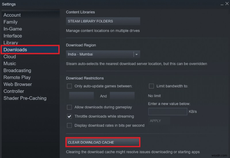 แก้ไขข้อผิดพลาดไฟล์ที่ดาวน์โหลดหายไปบน Steam 