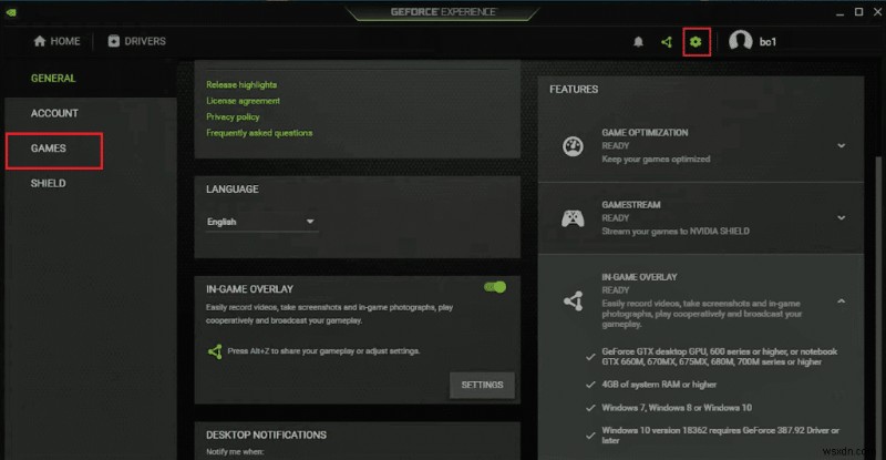 วิธีเพิ่มเกมลงในประสบการณ์ GeForce ด้วยตนเอง 