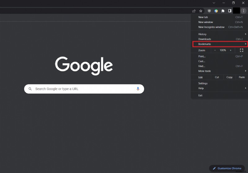 วิธีแสดงแถบเครื่องมือใน Chrome 