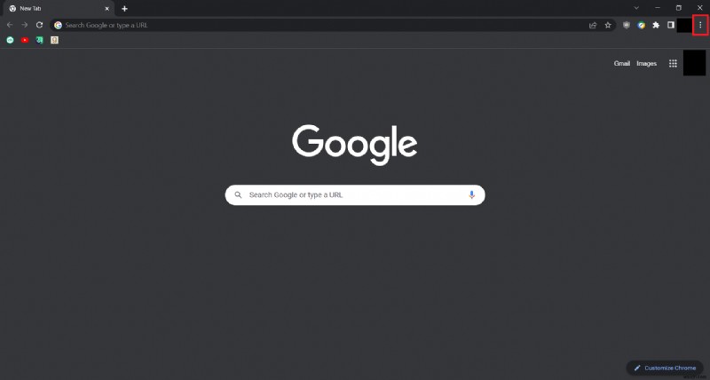 วิธีแสดงแถบเครื่องมือใน Chrome 