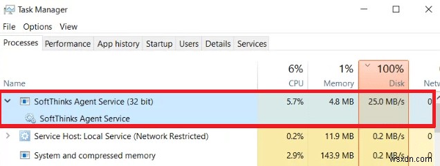 แก้ไขการใช้งาน CPU สูงของตัวแทน SoftThinks ใน Windows 10 