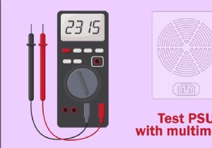วิธีทดสอบ PSU ด้วยมัลติมิเตอร์