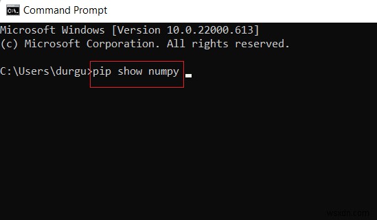 วิธีการติดตั้ง NumPy บน Windows 10 